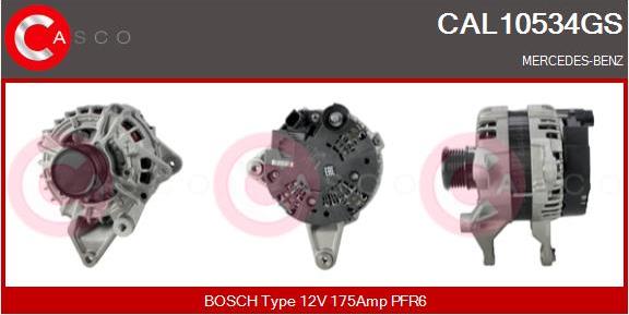 Casco CAL10534GS - Генератор autospares.lv