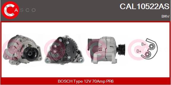 Casco CAL10522AS - Генератор autospares.lv