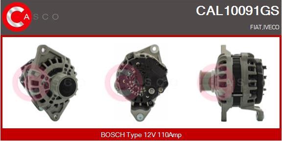 Casco CAL10091GS - Генератор autospares.lv