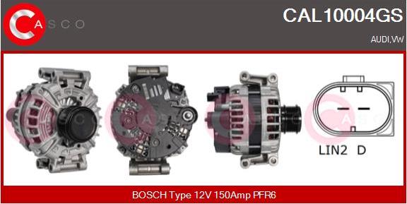 Casco CAL10004GS - Генератор autospares.lv