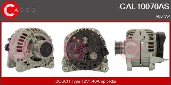 Casco CAL10070AS - Генератор autospares.lv