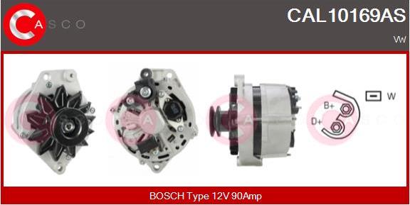 Casco CAL10169AS - Генератор autospares.lv