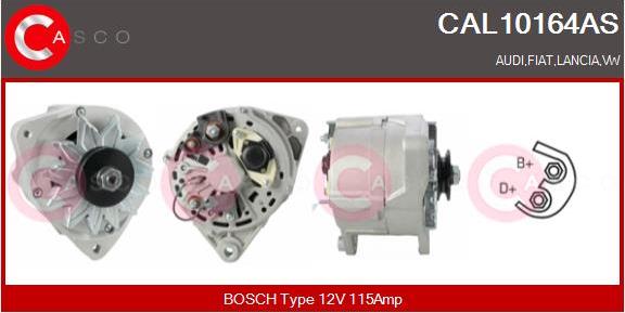 Casco CAL10164AS - Генератор autospares.lv