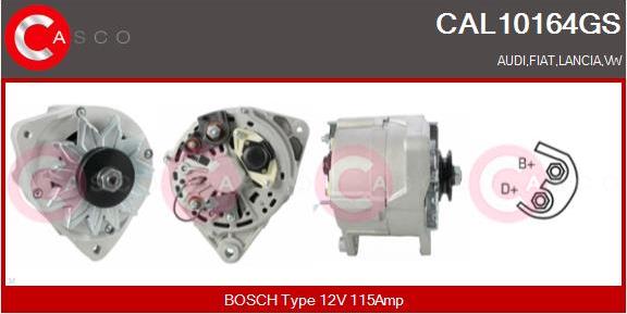 Casco CAL10164GS - Генератор autospares.lv