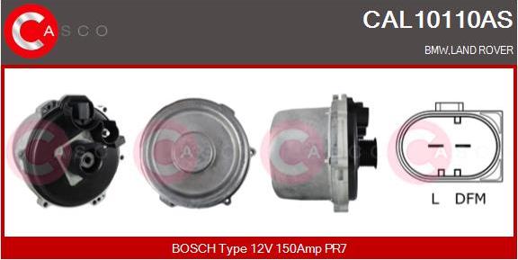 Casco CAL10110AS - Генератор autospares.lv