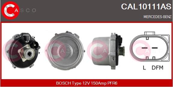 Casco CAL10111AS - Генератор autospares.lv