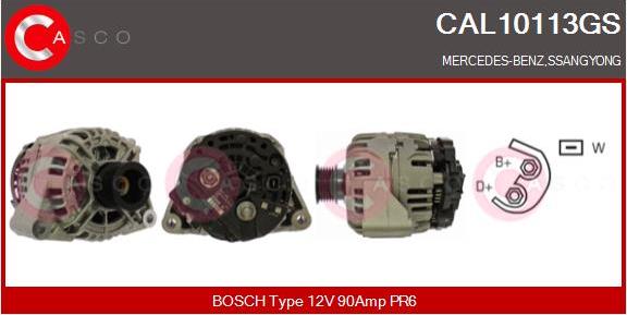 Casco CAL10113GS - Генератор autospares.lv