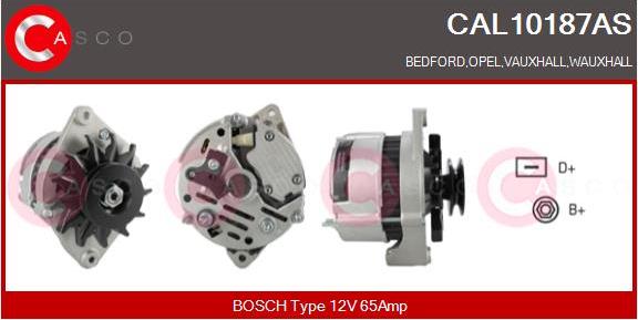 Casco CAL10187AS - Генератор autospares.lv