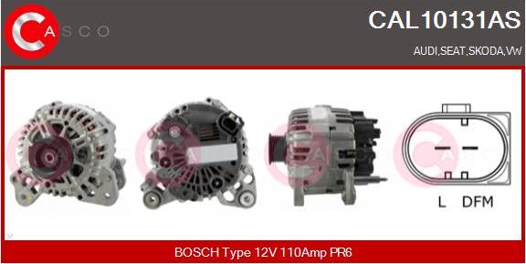 Casco CAL10131AS - Генератор autospares.lv