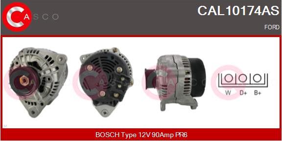 Casco CAL10174AS - Генератор autospares.lv