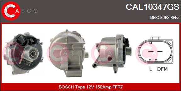 Casco CAL10347GS - Генератор autospares.lv