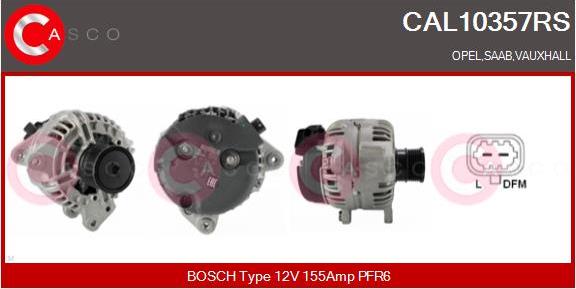 Casco CAL10357RS - Генератор autospares.lv
