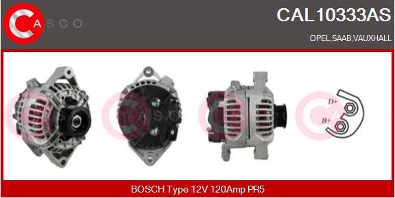 Casco CAL10333AS - Генератор autospares.lv