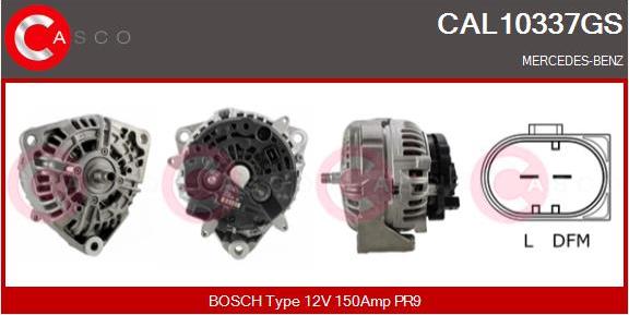 Casco CAL10337GS - Генератор autospares.lv