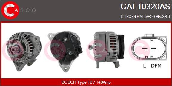 Casco CAL10320AS - Генератор autospares.lv