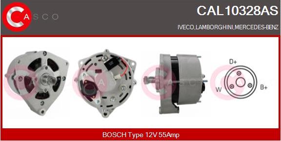 Casco CAL10328AS - Генератор autospares.lv