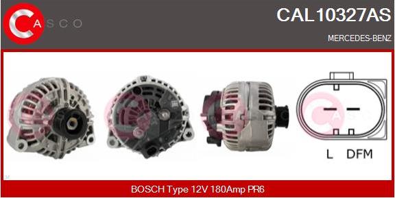 Casco CAL10327AS - Генератор autospares.lv