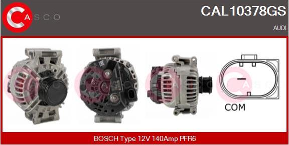Casco CAL10378GS - Генератор autospares.lv