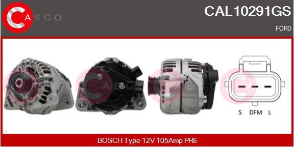 Casco CAL10291GS - Генератор autospares.lv