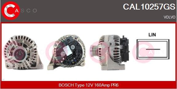 Casco CAL10257GS - Генератор autospares.lv
