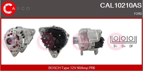 Casco CAL10210AS - Генератор autospares.lv