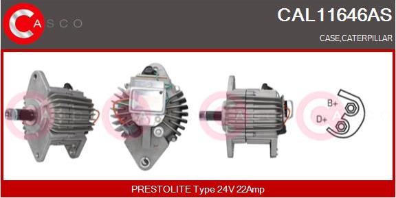 Casco CAL11646AS - Генератор autospares.lv