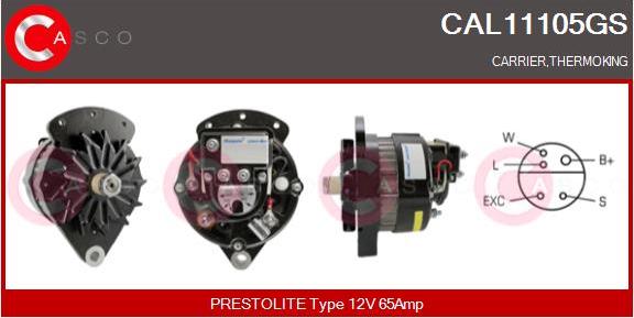 Casco CAL11105GS - Генератор autospares.lv