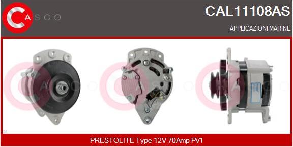 Casco CAL11108AS - Генератор autospares.lv