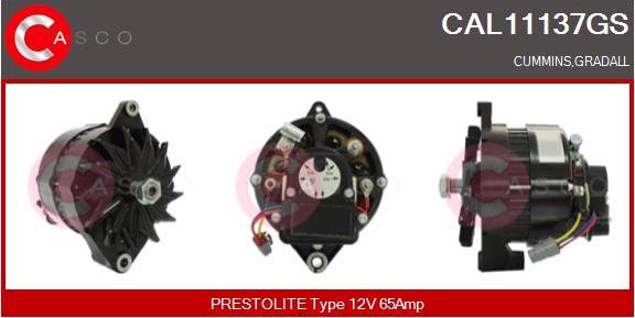 Casco CAL11137GS - Генератор autospares.lv