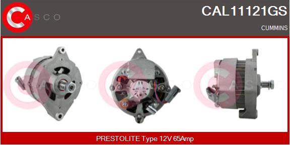 Casco CAL11121GS - Генератор autospares.lv