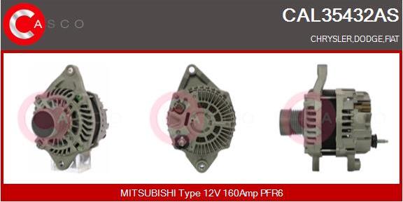 Casco CAL35432AS - Генератор autospares.lv