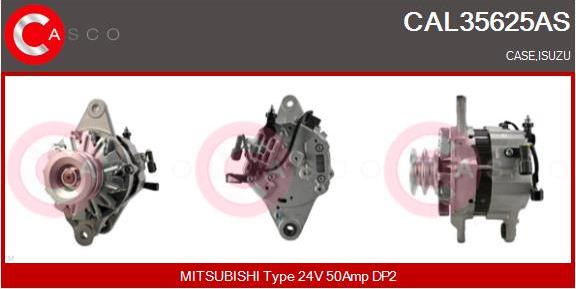 Casco CAL35625AS - Генератор autospares.lv