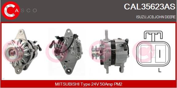 Casco CAL35623AS - Генератор autospares.lv