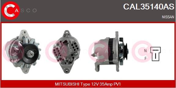 Casco CAL35140AS - Генератор autospares.lv