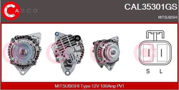 Casco CAL35301GS - Генератор autospares.lv