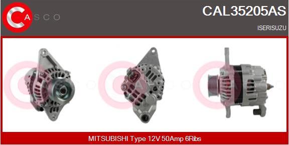 Casco CAL35205AS - Генератор autospares.lv