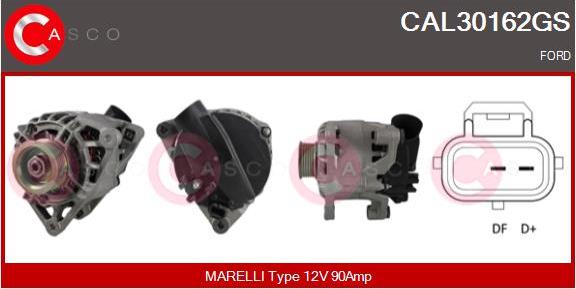 Casco CAL30162GS - Генератор autospares.lv