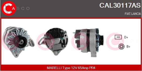 Casco CAL30117AS - Генератор autospares.lv