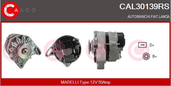 Casco CAL30139RS - Генератор autospares.lv