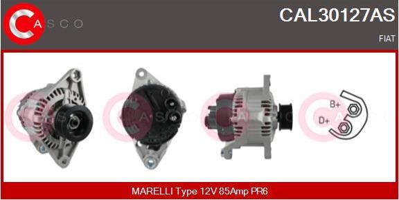 Casco CAL30127AS - Генератор autospares.lv