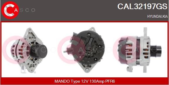 Casco CAL32197GS - Генератор autospares.lv