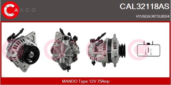 Casco CAL32118AS - Генератор autospares.lv