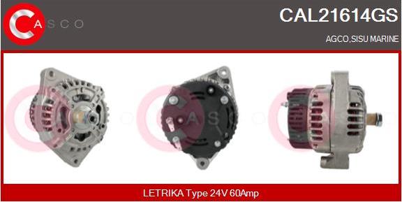 Casco CAL21614GS - Генератор autospares.lv