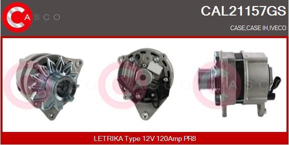 Casco CAL21157GS - Генератор autospares.lv