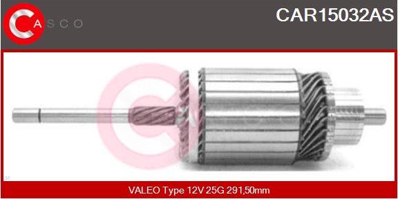 Casco CAR15032AS - Якорь, стартер autospares.lv