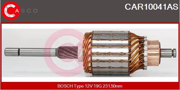 Casco CAR10041AS - Якорь, стартер autospares.lv