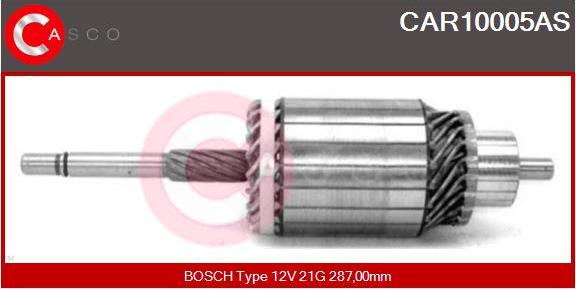 Casco CAR10005AS - Якорь, стартер autospares.lv