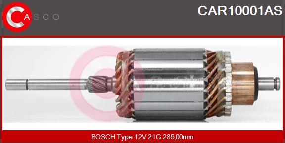 Casco CAR10001AS - Якорь, стартер autospares.lv