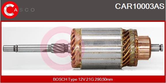 Casco CAR10003AS - Якорь, стартер autospares.lv