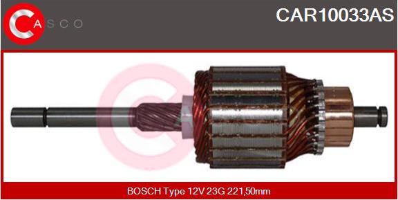 Casco CAR10033AS - Якорь, стартер autospares.lv